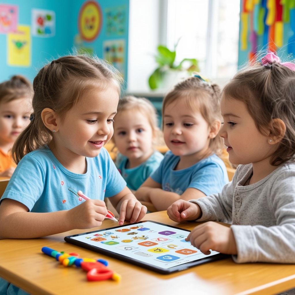 Занятие в детском саду 