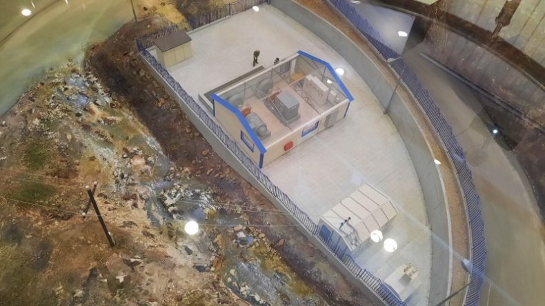 Макет малой Магинской ГЭС в музее Гидроэнергетики