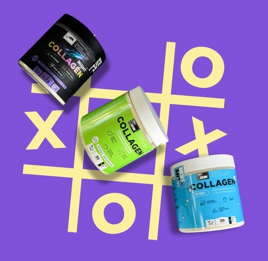 Говяжий коллаген, особенно из кожи животных, содержит глицин, пролин и гидроксипролин — ключевые аминокислоты для синтеза собственного (эндогенного) коллагена в коже и соединительной ткани