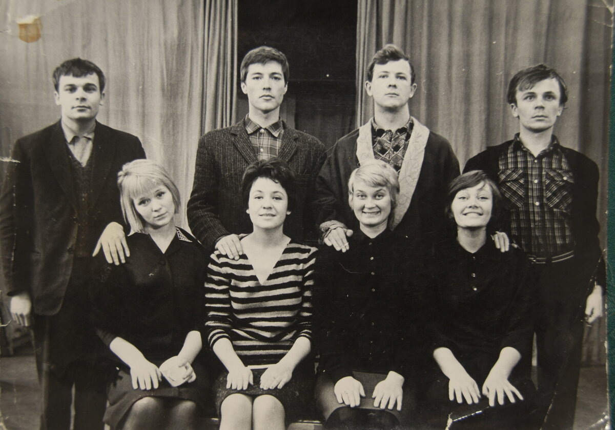 Студенты знаменитого курса: Галина Польских, Евгений Жариков, Валерий Малышев, Татьяна Гаврилова, Лариса Лужина