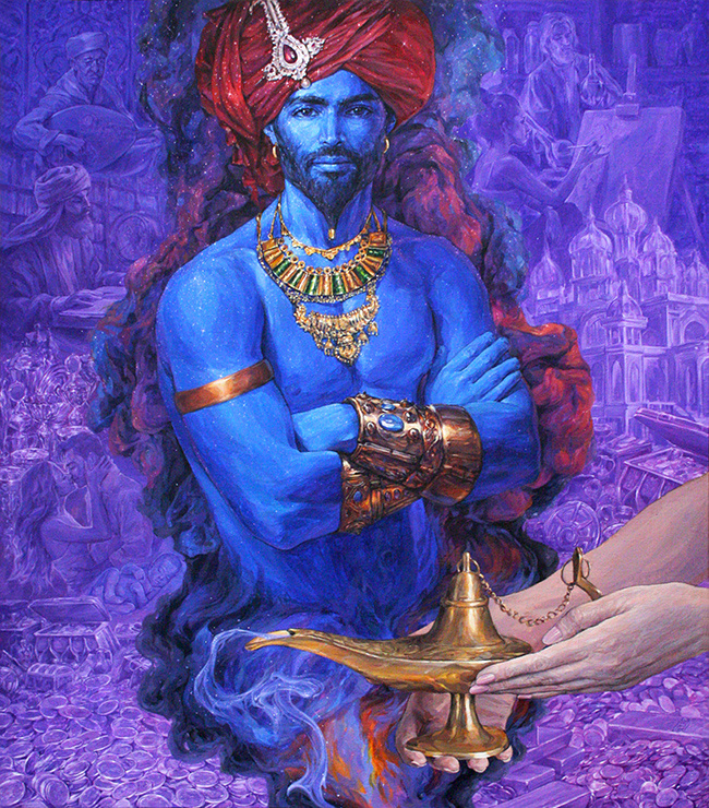 "Желания" холст, акрил, 70-80 см, 2025 г
художник Наталья Резанова