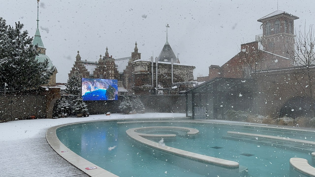 Кейс компании ГоризонтLED: уличный экран для загородного комплекса OLD HOUSE