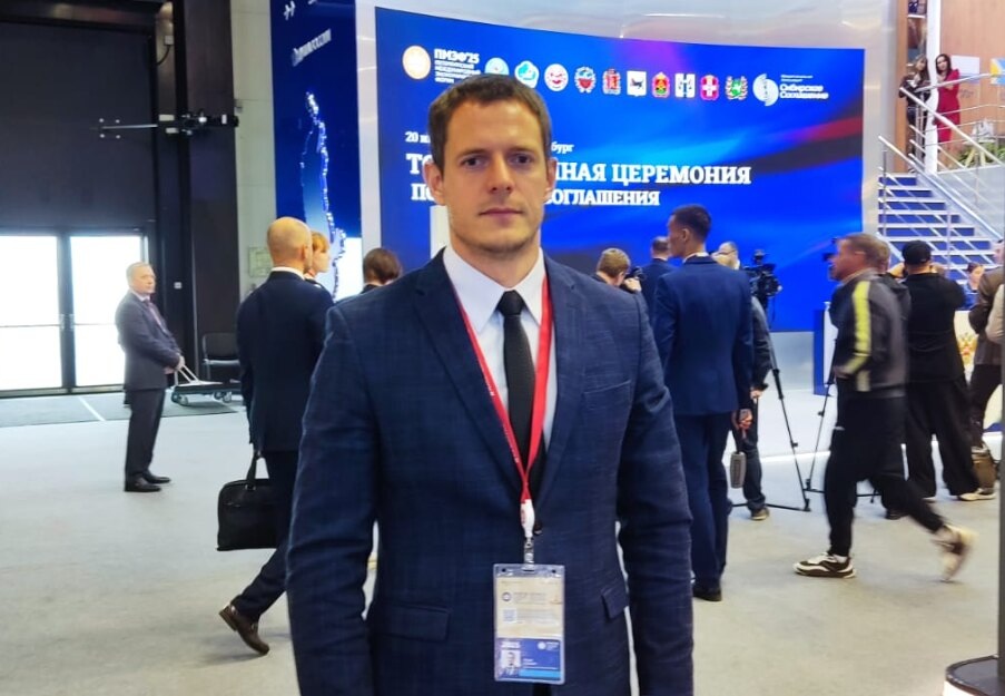    Сергей Цукарь на ПМЭФ-2025. Фото автора