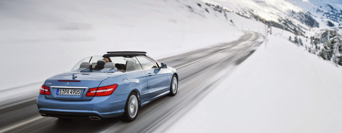 уход за кабриолетом в зимний период