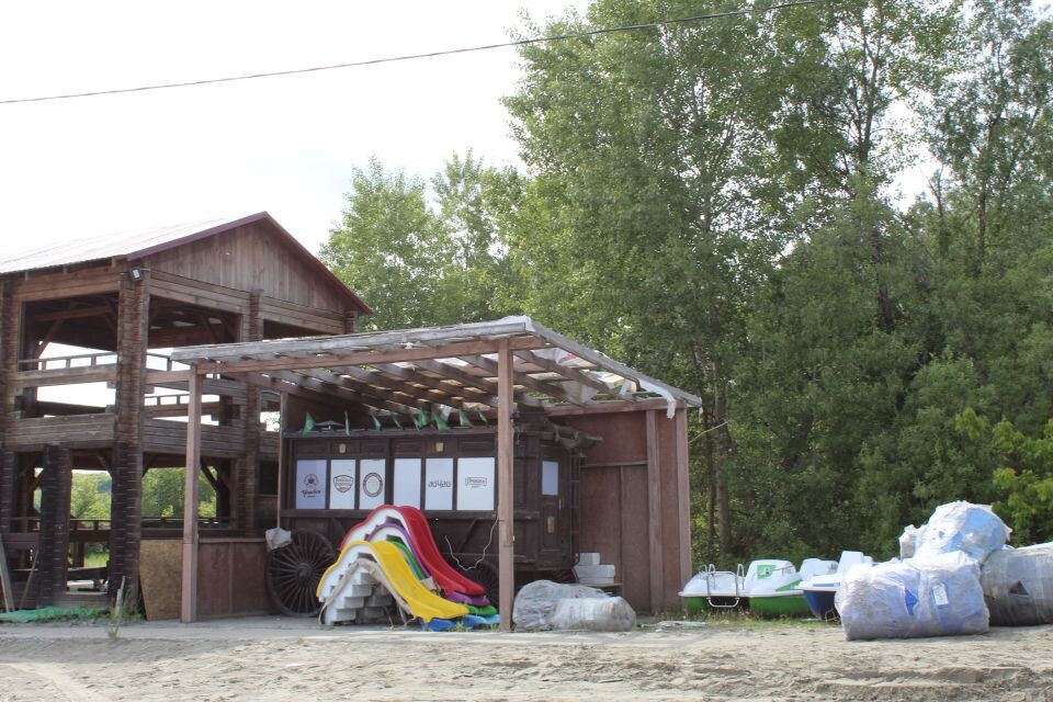    Территория пляжа на острове Помазкин . Источник: Анастасия Осадчая