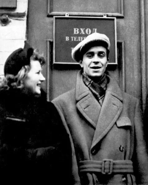 Олег Борисов с супругой, 1960 год, Киев