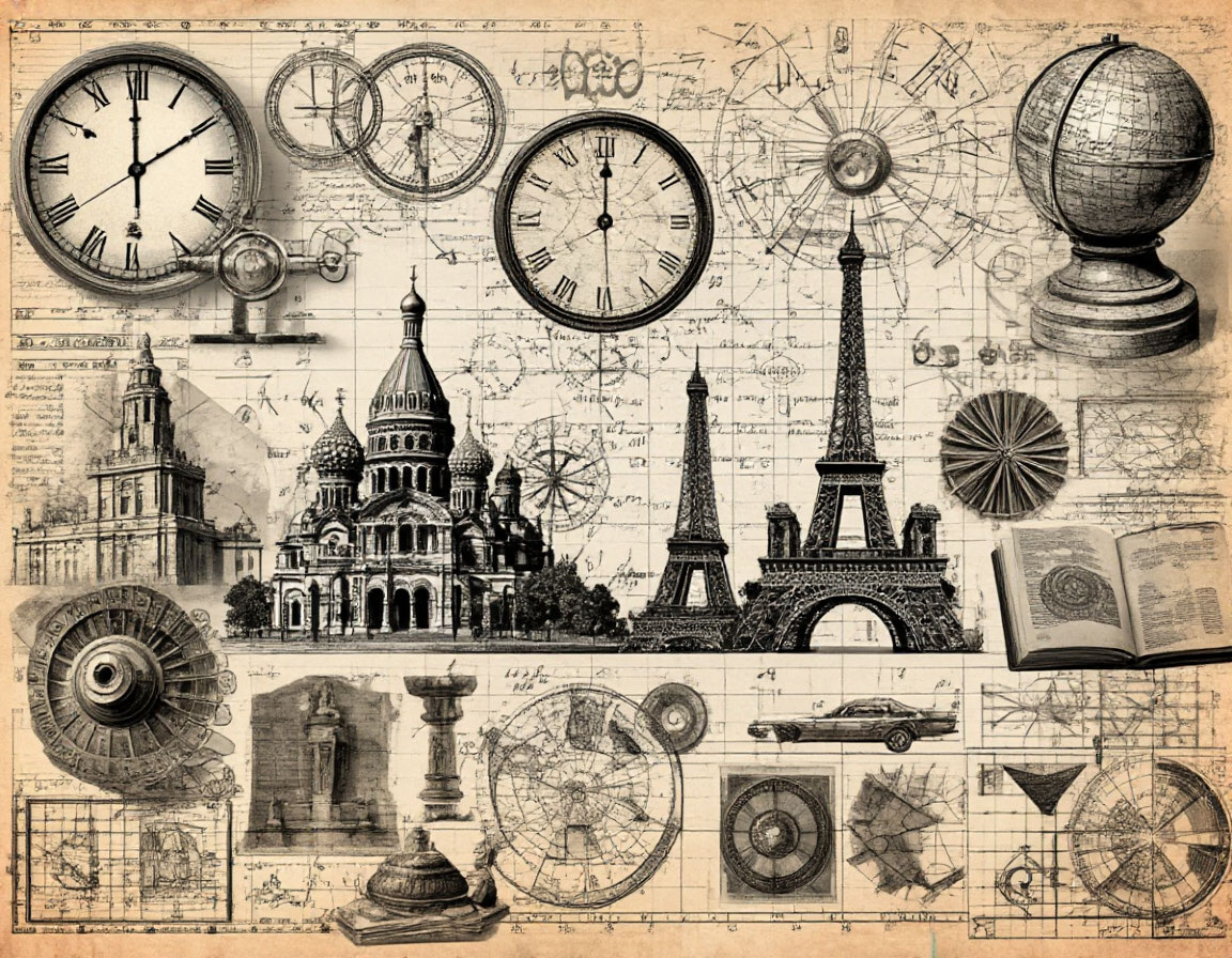 Коллаж "Современники"