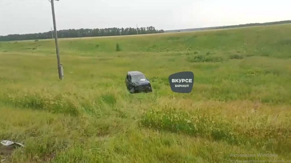    Авария на трассе. Источник: t.me/vkurse22