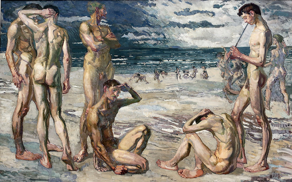 Молодые люди у моря, 1905