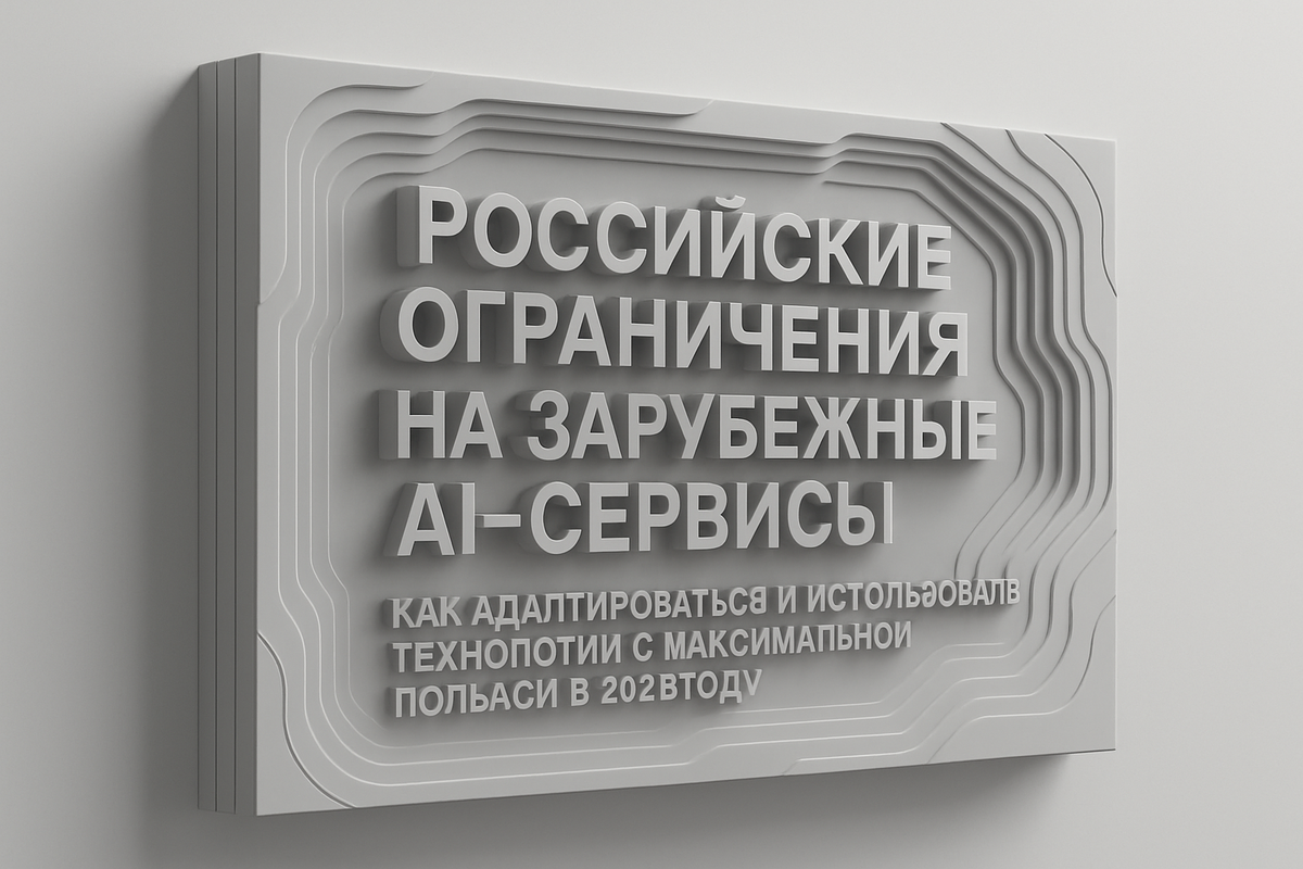    Российские ограничения на использование зарубежных AI-сервисов: что важно знать Цезариум