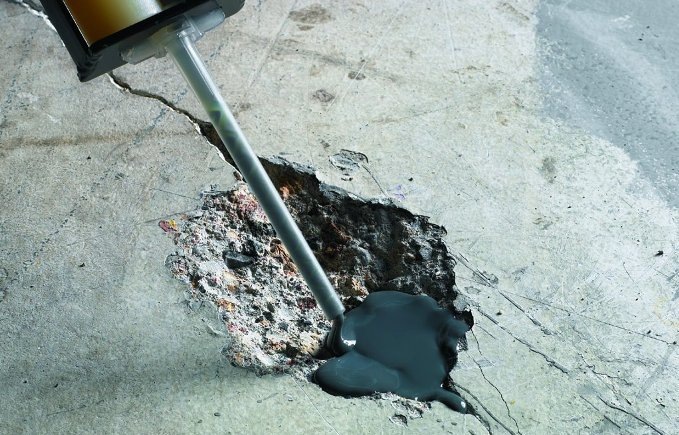 Ремонт трещин в бетоне