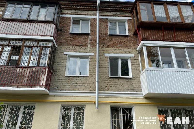    Дом по улице Щорса, 23а во время ремонта