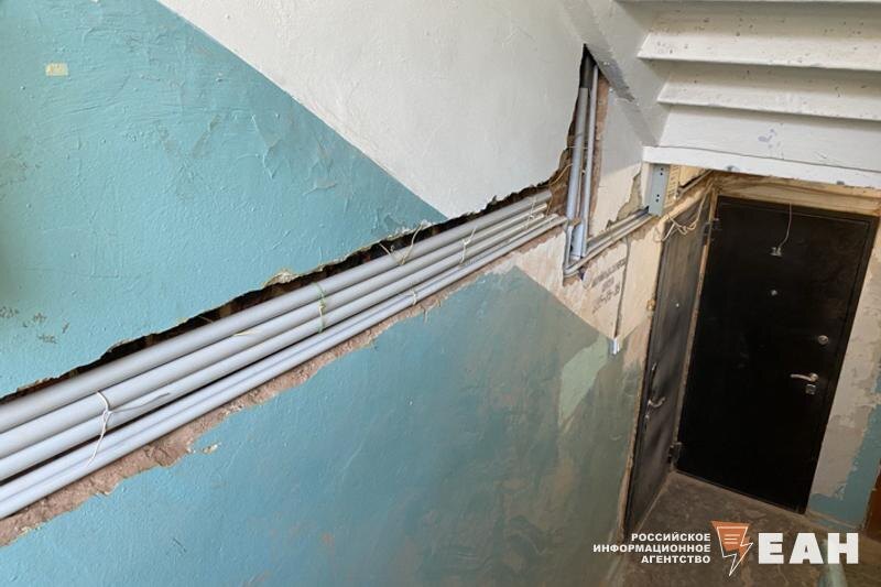    Дом по улице Щорса, 23а во время ремонта