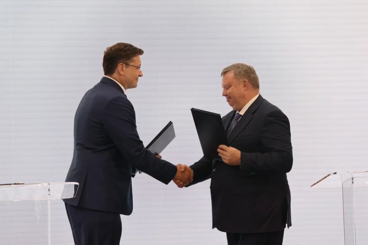    Нижегородское правительство и Росатом подписали «дорожную карту» о сотрудничестве в реализации высокотехнологичных проектов