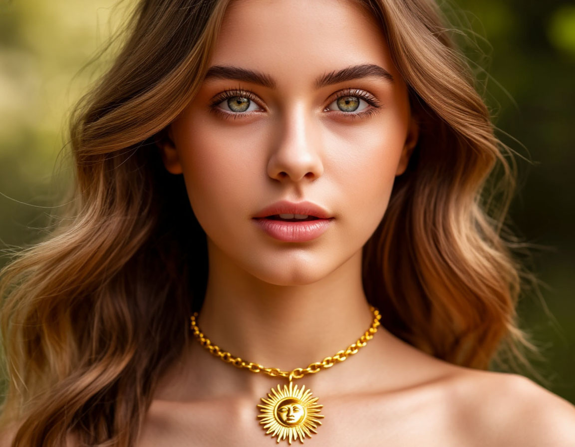 ИИ Девушка с амулетом