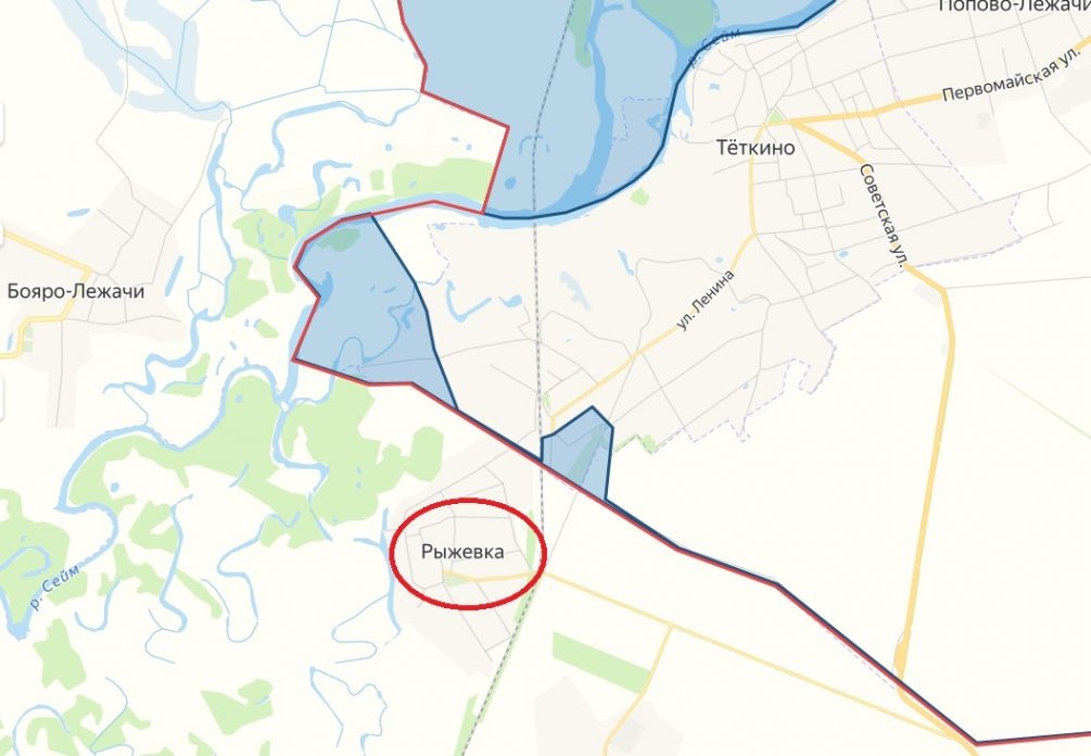    Карта СВО. ВС РФ отбили атаку ВСУ в районе Рыжевки.