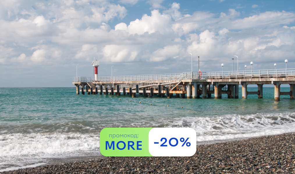 Галечный пляж в Дагомысе.Фото: Nickola_Che / Shutterstock.com