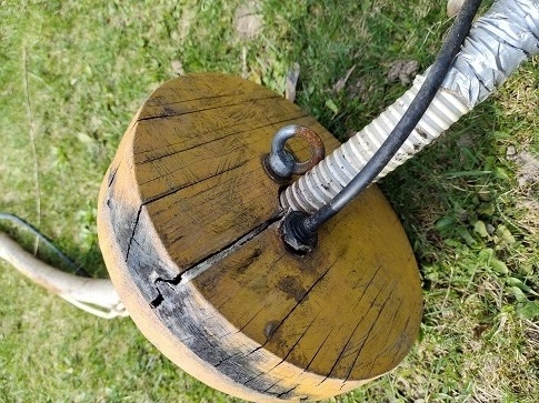 Самодельный деревянный оголовок