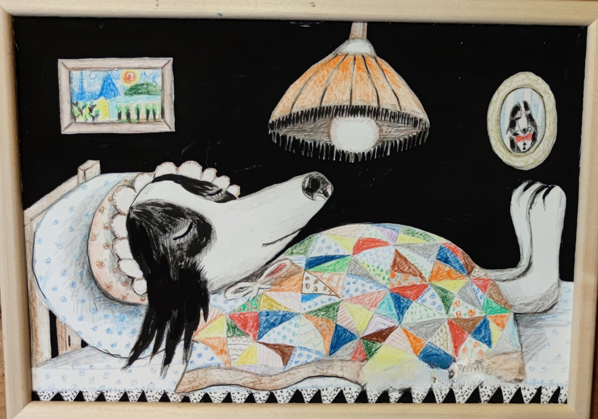 Тишка спит и видит сны