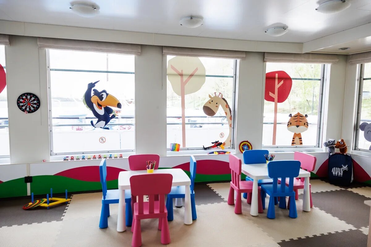    Детский клуб TOUCAN стал самым любимым местом на теплоходе для всех детей. Фото: FUN&SUN