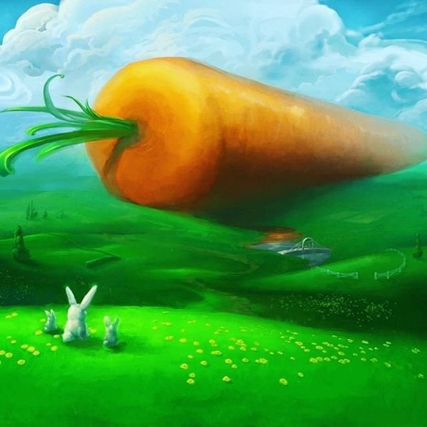 Хочется всей семьёй стремиться к одной заветной морковке. И вместе наслаждаться ей. Одной мне не вкусно. 