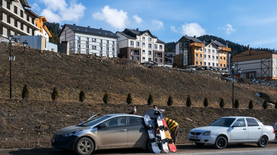 На курорте «Архыз» средняя стоимость 1 кв. м достигла 562,5 тыс. руб..📷Фото: Алексей Смагин / Коммерсантъ