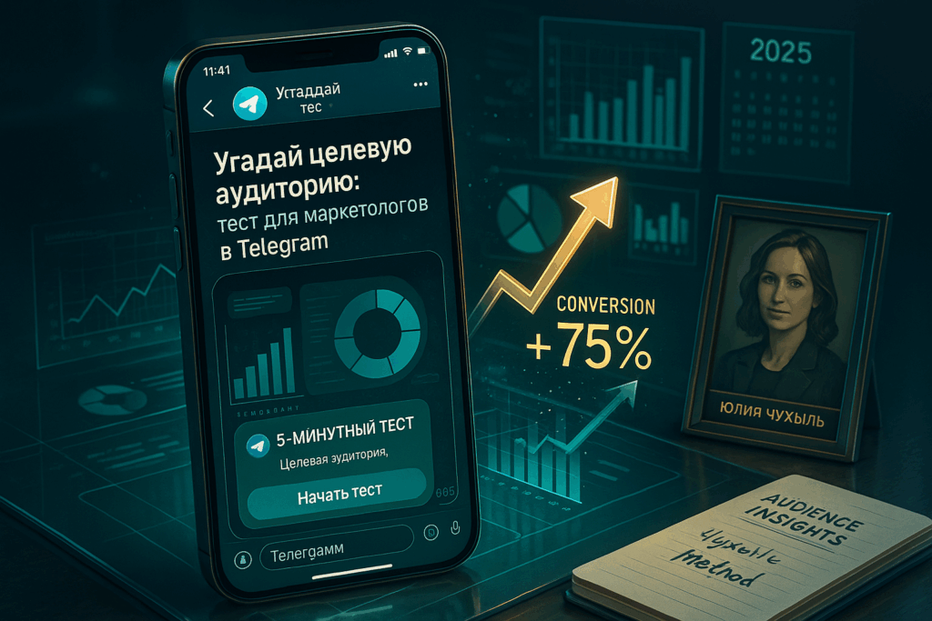    Пройти тест для маркетологов в Telegram и точно определить целевую аудиторию за 5 минут: секрет Юлии Чухиль для роста конверсии в 2025 Юлия Чухиль