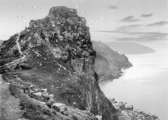 Замковая скала в Долине камней. Линтон и Линмут, Девоншир. Фотография конца XIX в.