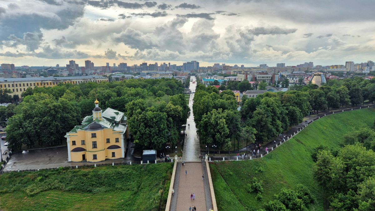 Вид с Соборной колокольни