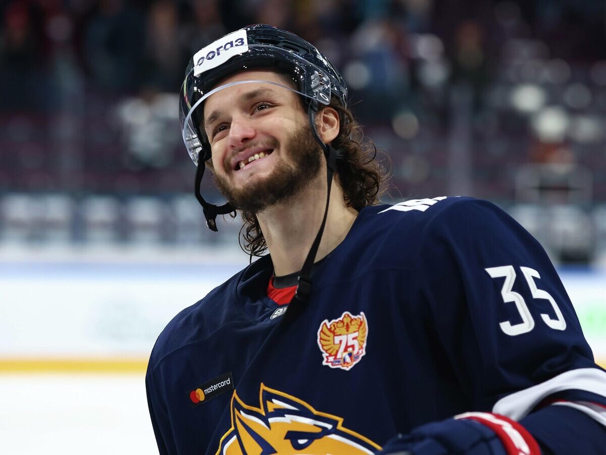    Нападающий "Металлурга" Никита Коростелев© Фото : Страница "Металлурга" в Twitter