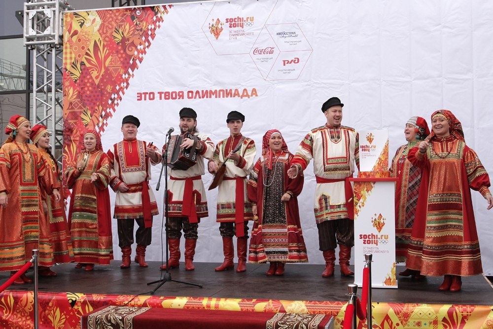 Пенза-1. Встреча Олимпийского огня, Миряне 2014 