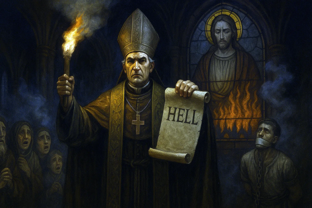 Церковь не унаследовала ад — она его спроектировала. Страх стал основой, а за ним последовало послушание.