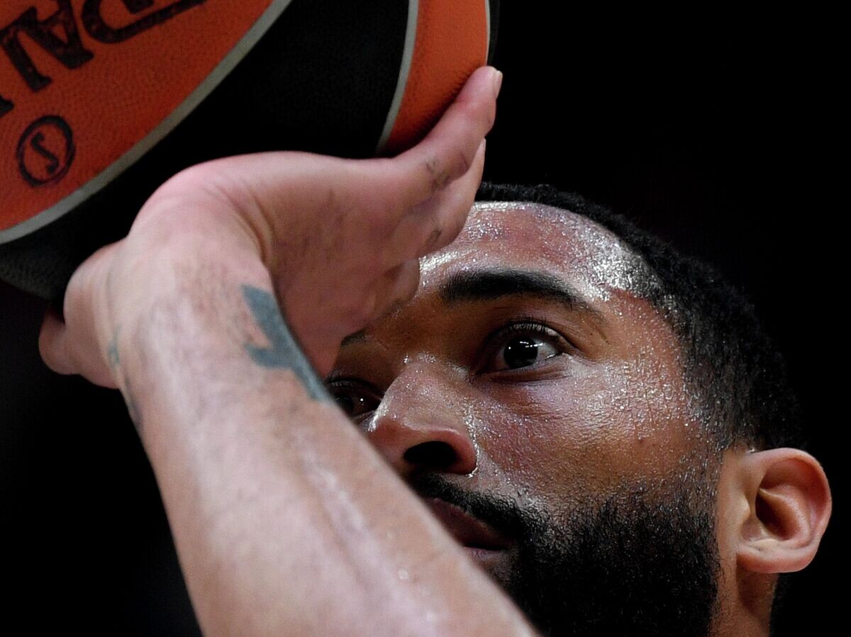    Игрок ПБК ЦСКА Дэрран Хиллиард в матче регулярного чемпионата Евролиги между ПБК ЦСКА (Москва, Россия) и БК "Барселона" (Барселона, Испания).© РИА Новости / Алексей Филиппов