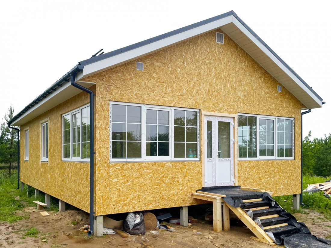 Каркасный дом в деревне Волковичи