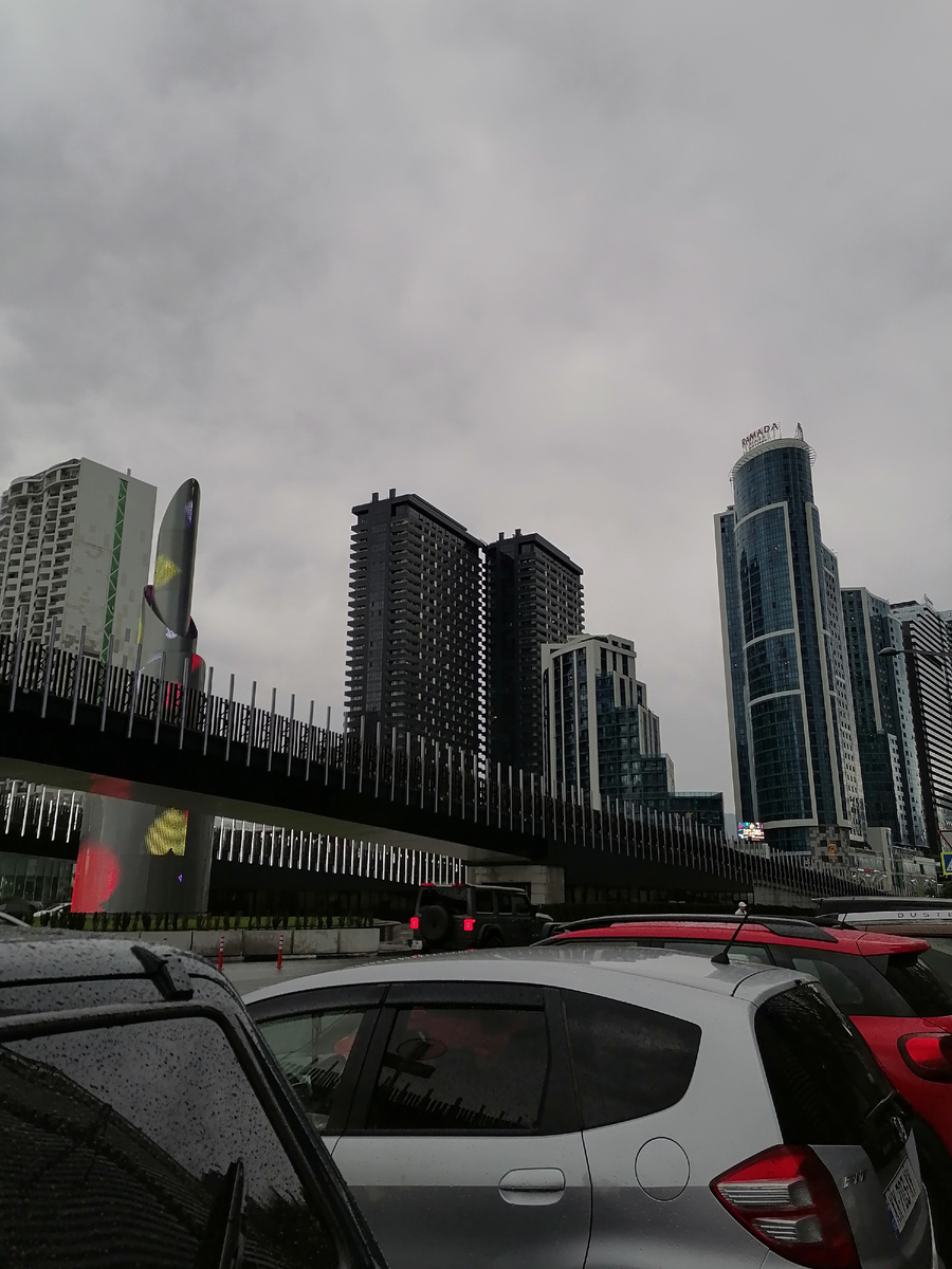 Батуми,хмурое утро.