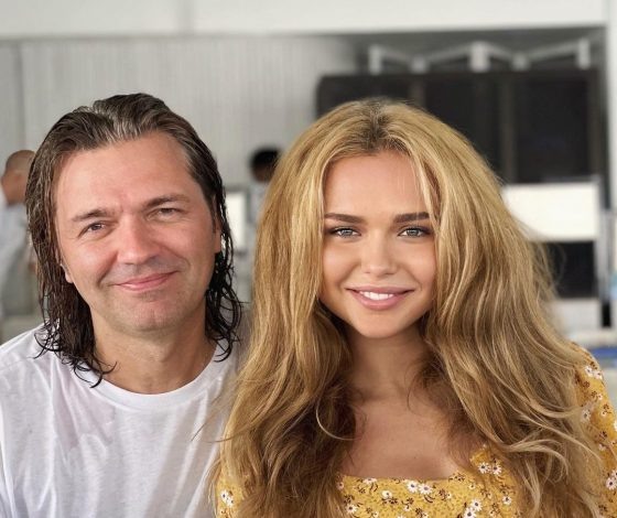 Стефания Маликова с отцом. Фото: peopletalk.ru 