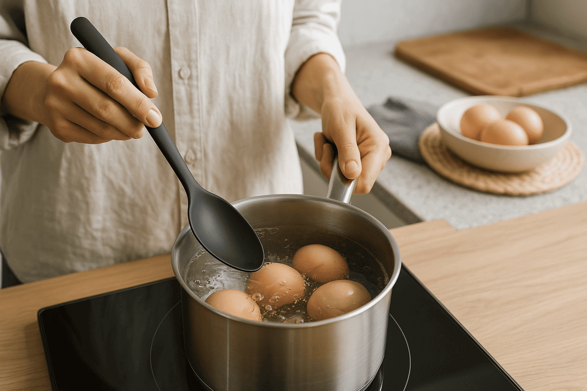    Способ погружения яиц в уже кипящую воду признан самым предсказуемым. Метод с погружением яиц в холодную воду даёт менее стабильные результаты.