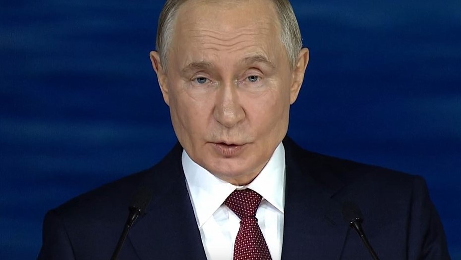    Президент РФ Владимир Путин. Автор фото: Трансляция пленарного заседания на ПМЭФ-2025.