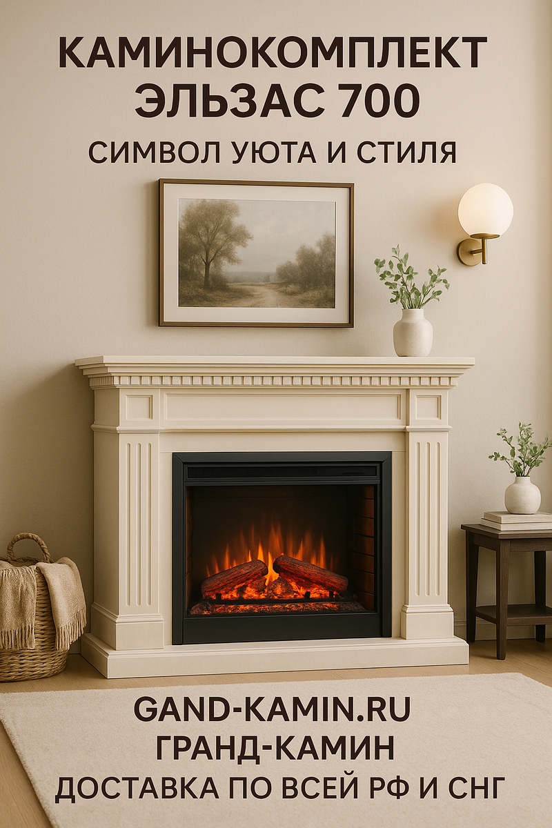    Каминокомплект Эльзас 700 как символ уюта и стиля: создаем идеальную атмосферу в вашем доме Kamin