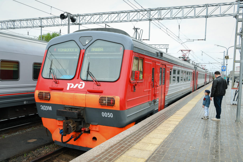 Городская электричка. Фото: «Республика» / Оксана Кудряшова  📷

