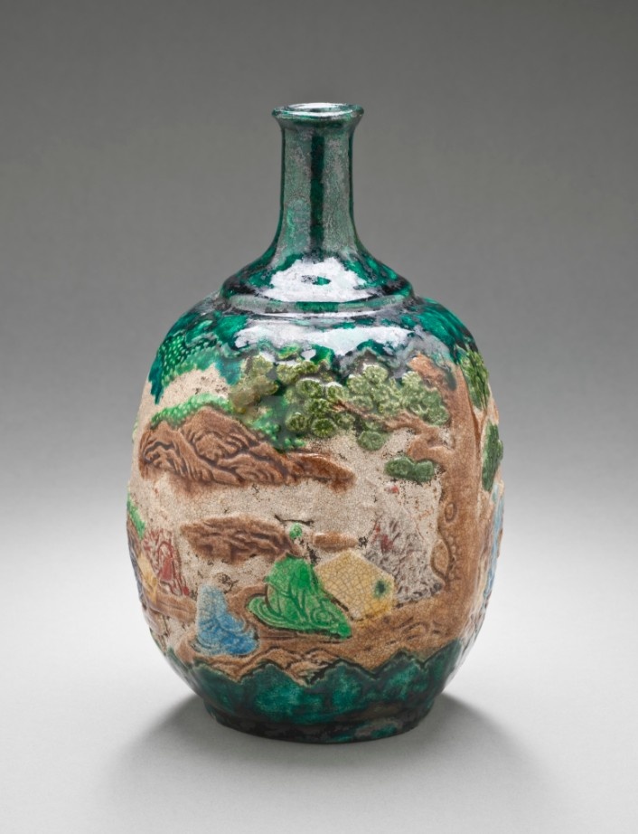 Бутылка для сакэ в стиле Гэннай