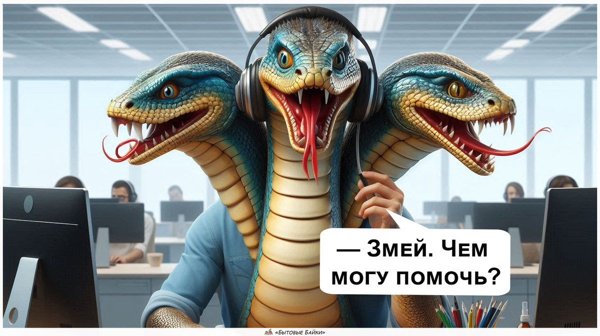 Змей Горыныч в колл-центре - Рассказ
