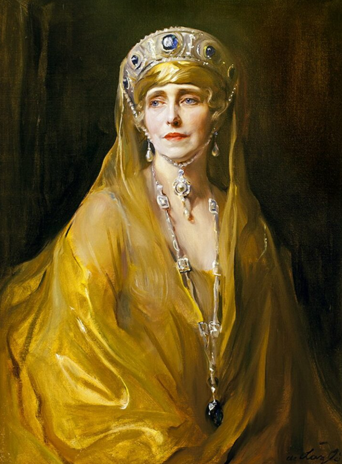 Королева Румынии Мария в сапифре 478 карат