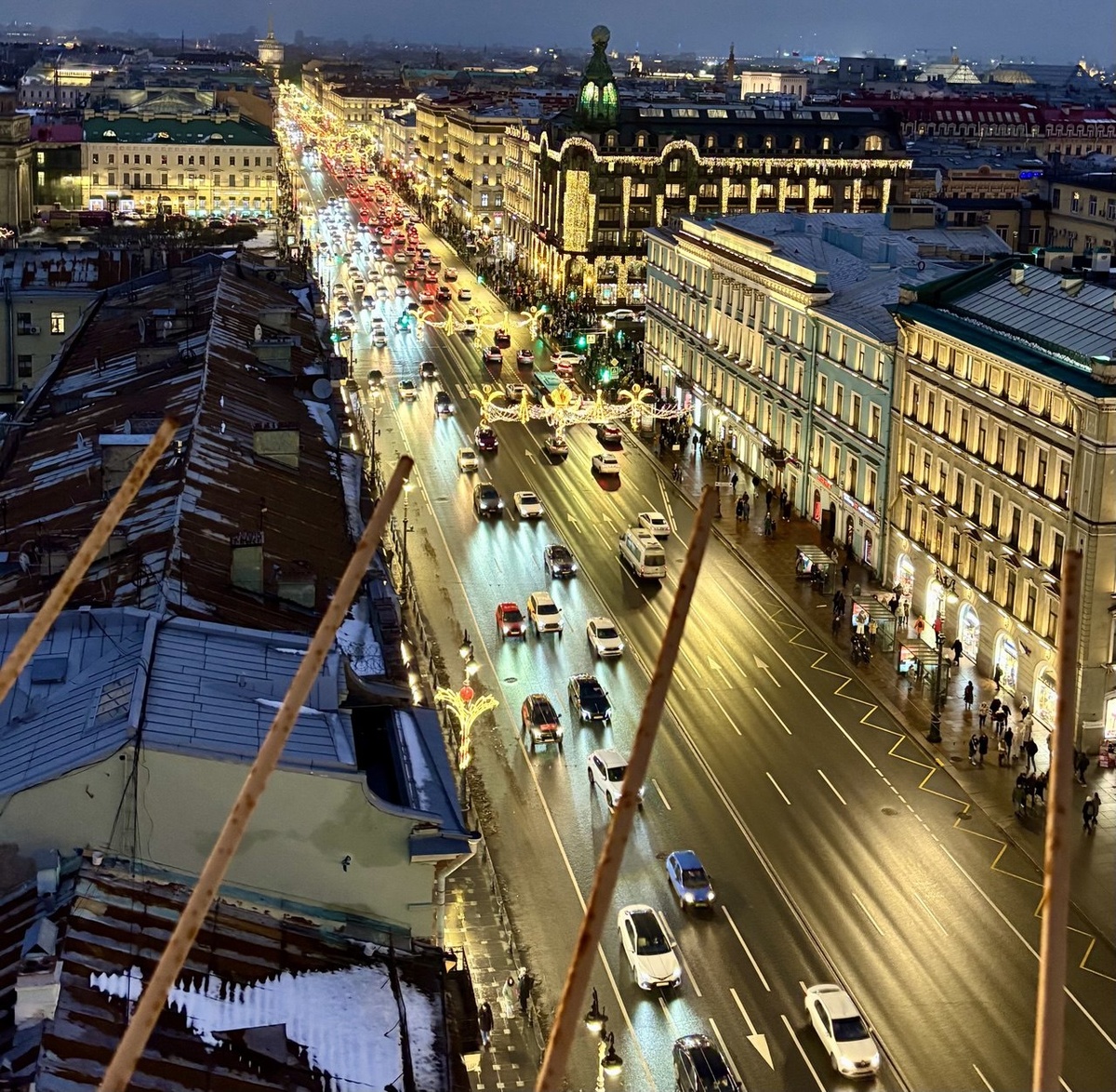 Смотровая площадка Думской башни. Высота 47,5 метра - примерно высота 15-ти этажного дома