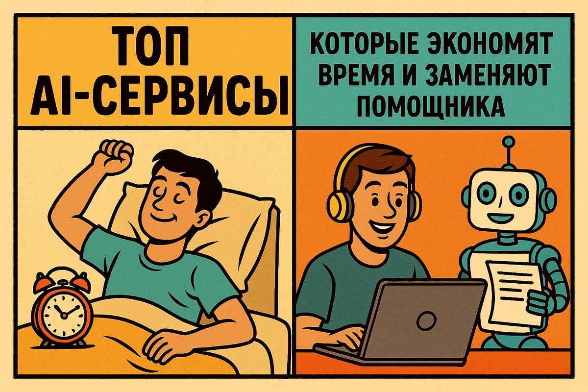 Топ AI-сервисы, которые экономят время и заменяют помощника