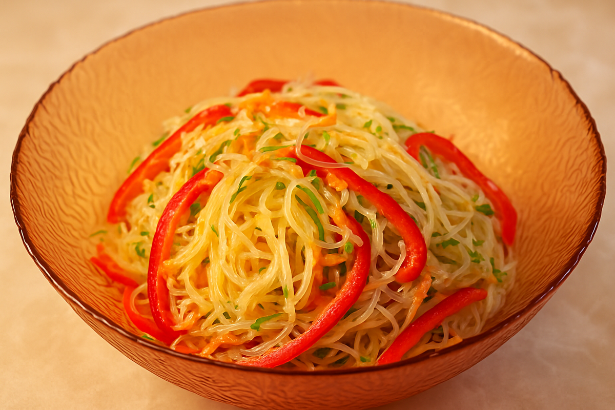 Фунчоза по-корейски. Алия Сладкоежка - рецепты, обзоры, путешествия 