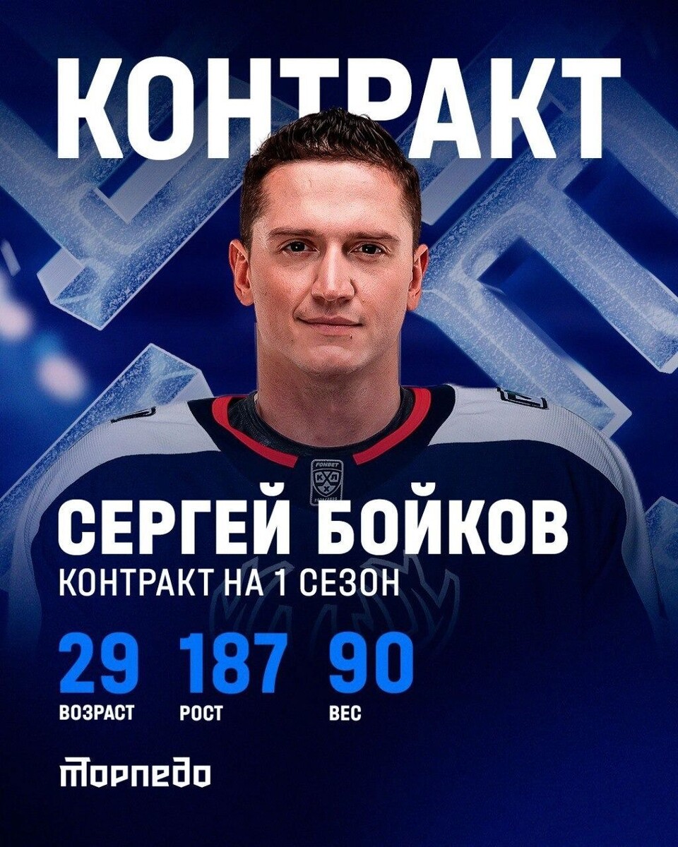     Источник: ХК «Торпедо»