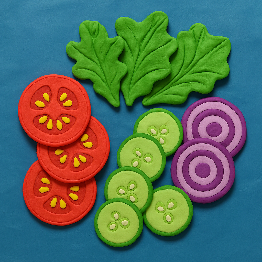 Нарезаем овощи