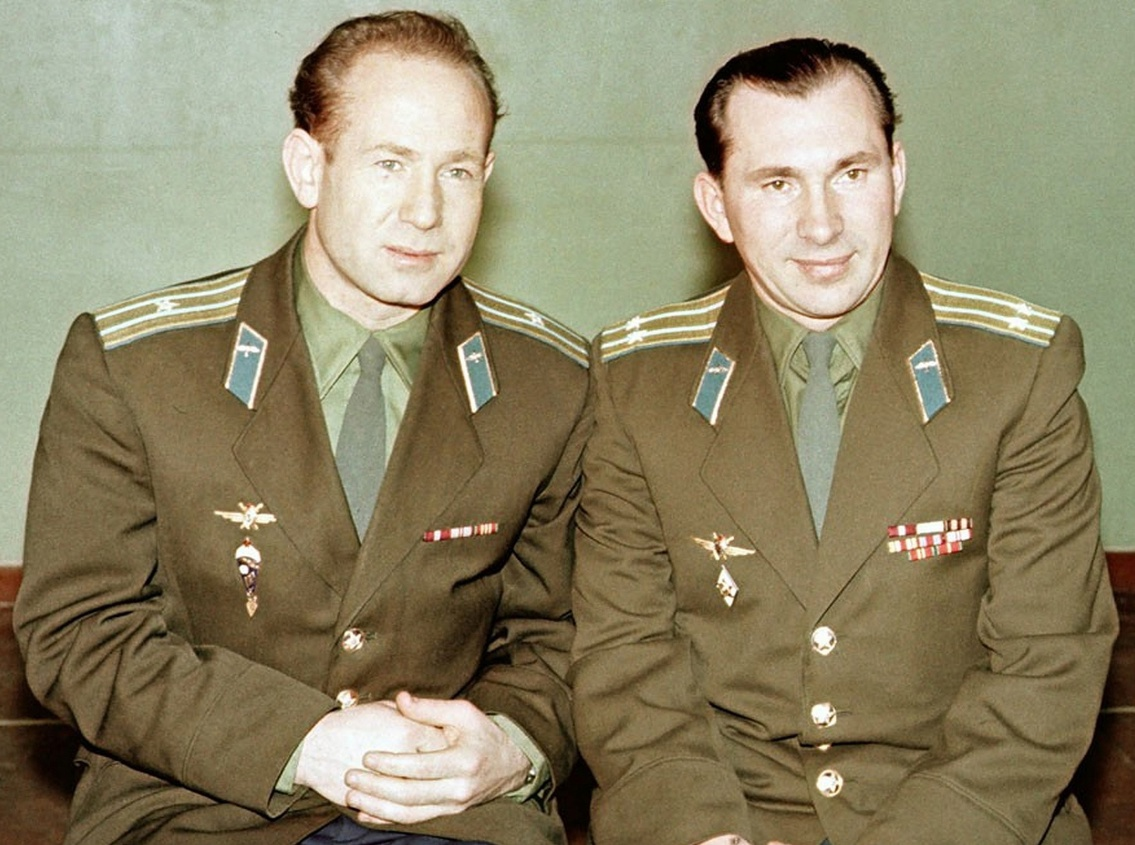 А.А. Леонов с П.И. Беляевым
