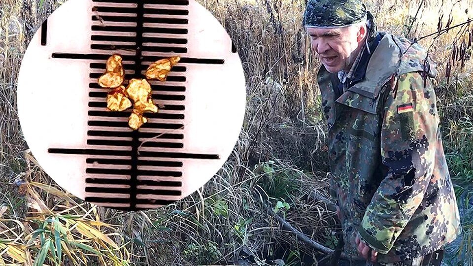 По диким лесам Подмосковья: оказывается, можно намыть несколько грамм золота и с самого простого ручейка